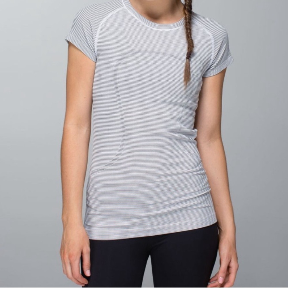 Lululemon Run: Swiftly Tech Short Sleeve *Stripe